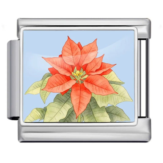 Poinsettia - – Italian Charm Bracelet by Charmette