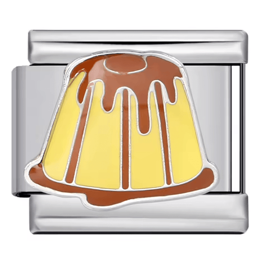 pudding dessert Italian charm 9mm bracelet charm