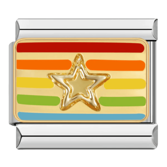 Rainbow Star - – Italian Charm Bracelet by Charmette