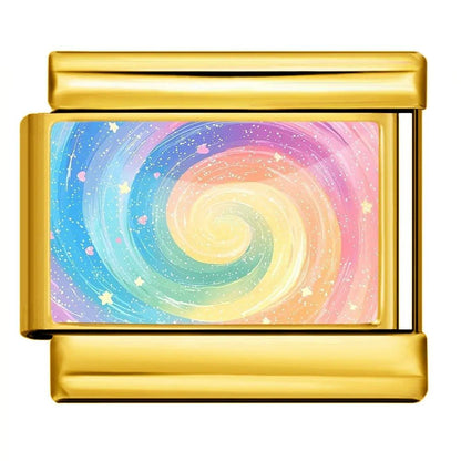 Rainbow Swirl - – Italian Charm Bracelet by Charmette