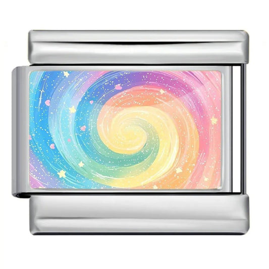 Rainbow Swirl - – Italian Charm Bracelet by Charmette