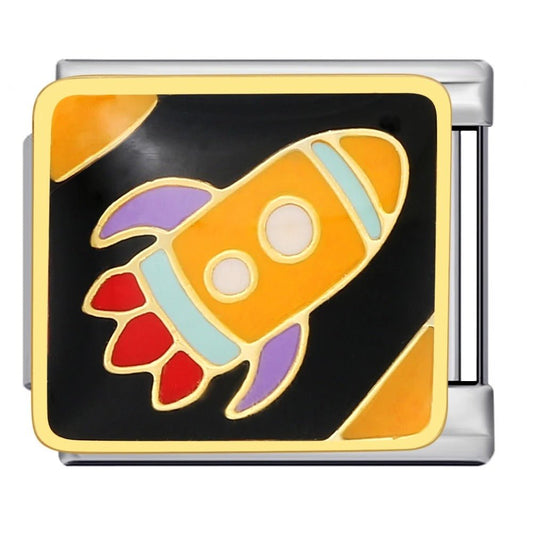 Rocketship - – Italian Charm Bracelet by Charmette