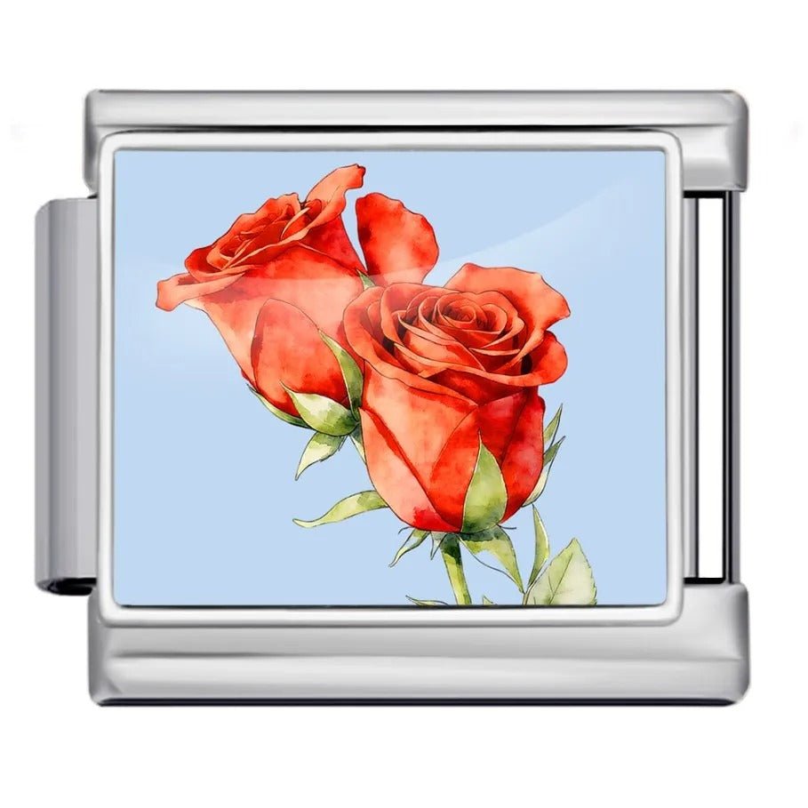 Roses - – Italian Charm Bracelet by Charmette