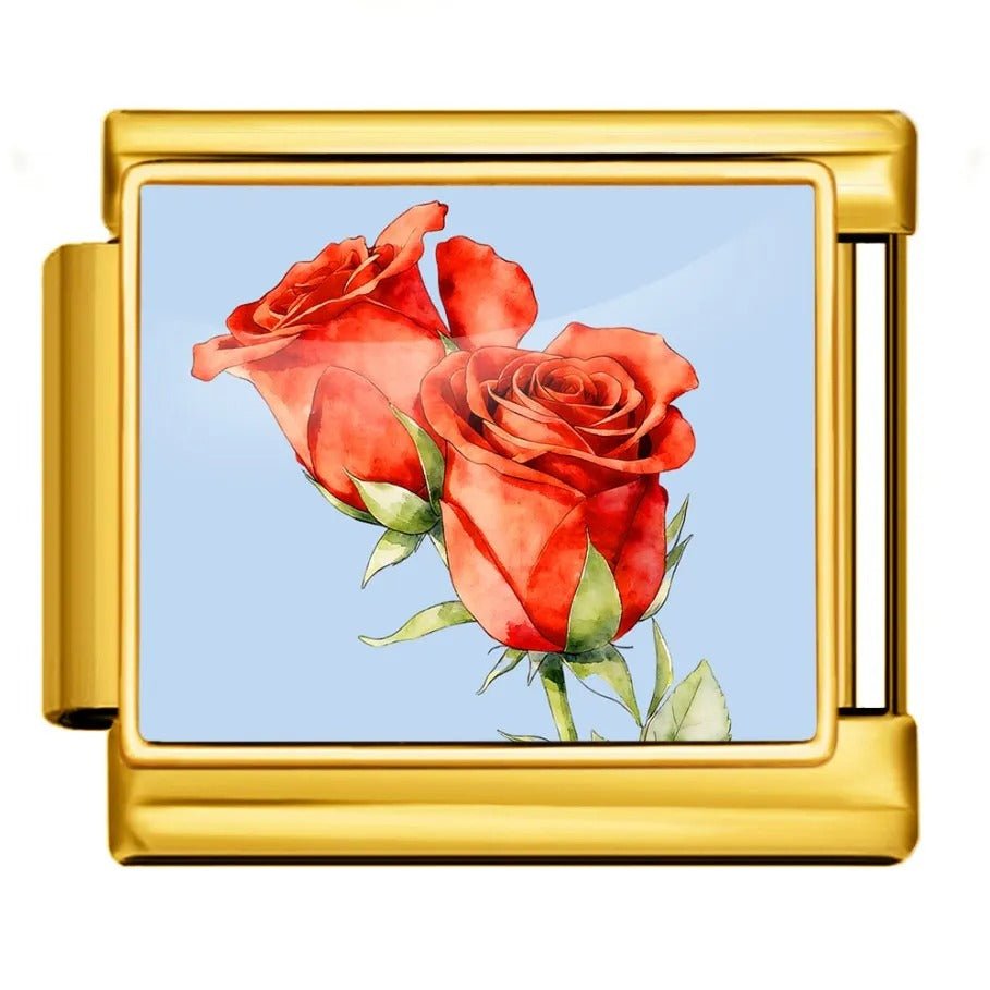 Roses - – Italian Charm Bracelet by Charmette