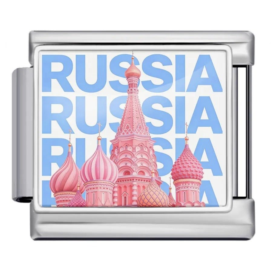 Russia - – Italian Charm Bracelet by Charmette
