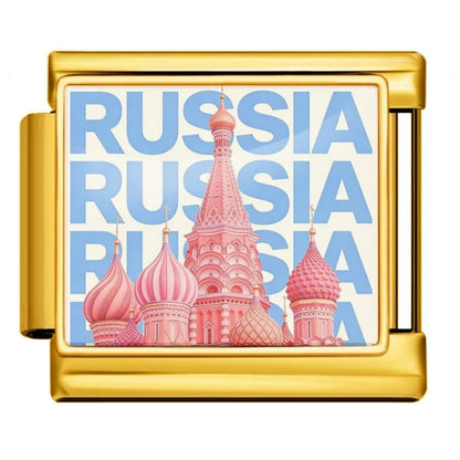 Russia - – Italian Charm Bracelet by Charmette