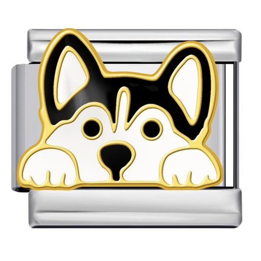 Schnauzer - – Italian Charm Bracelet by Charmette