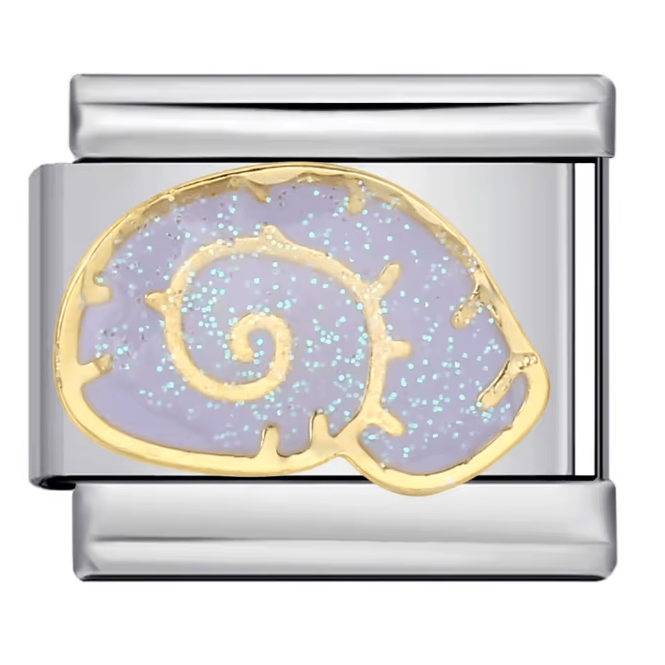 seashell beach Italian charm 9mm bracelet charm