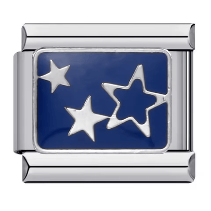 Silver Stars - – Italian Charm Bracelet by Charmette