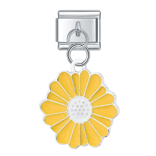 Silver Sunflower - – Italian Charm Bracelet by Charmette