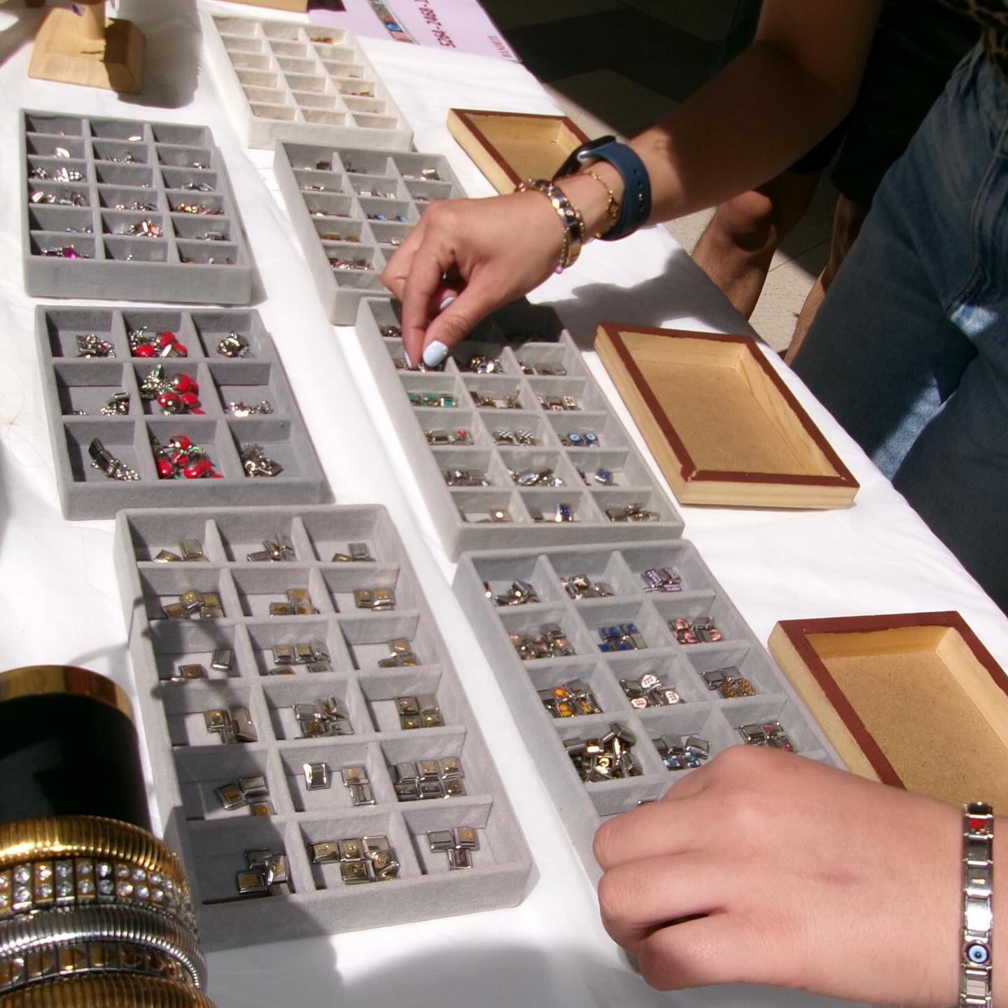 silver italian charm bracelet styled for everyday fashion