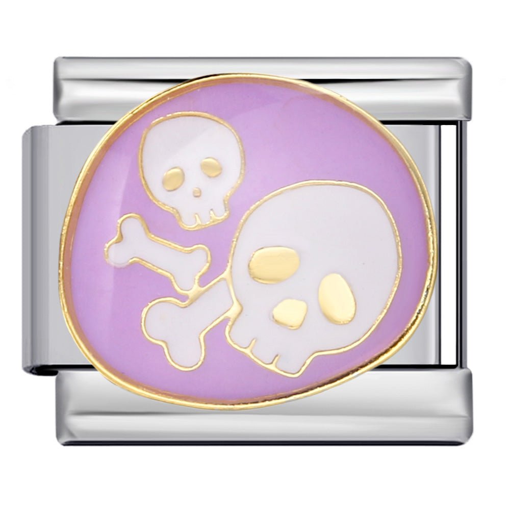 Skull & Bones - – Italian Charm Bracelet by Charmette