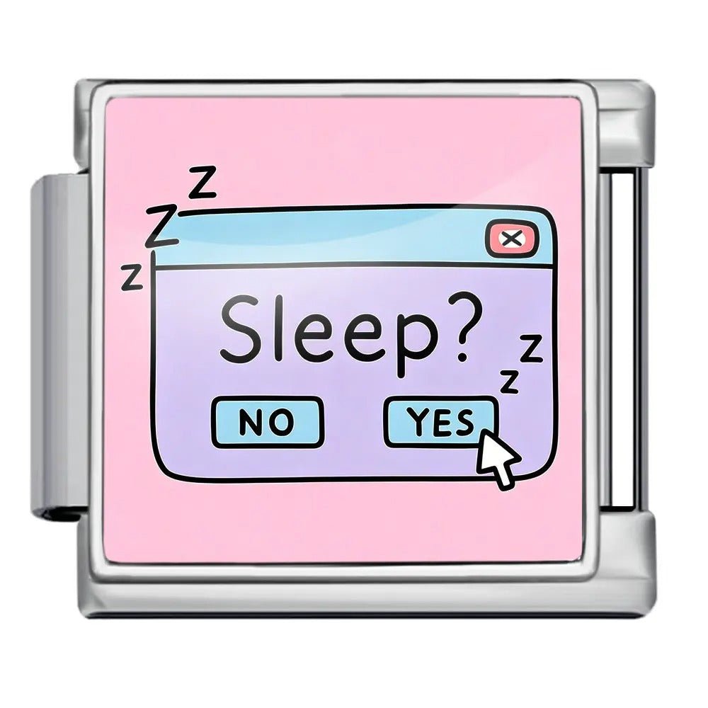 Sleep? - – Italian Charm Bracelet by Charmette