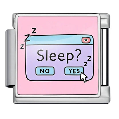 Sleep? - – Italian Charm Bracelet by Charmette