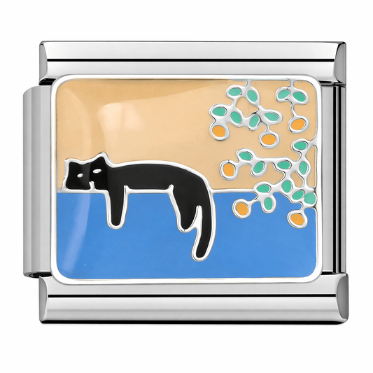 Sleepy Cat - – Italian Charm Bracelet by Charmette