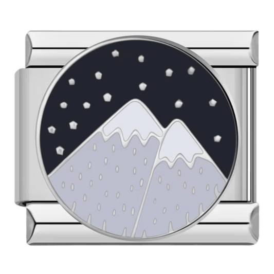 Snowy Mountains - – Italian Charm Bracelet by Charmette