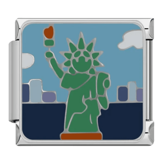 Statue Of Liberty - – Italian Charm Bracelet by Charmette