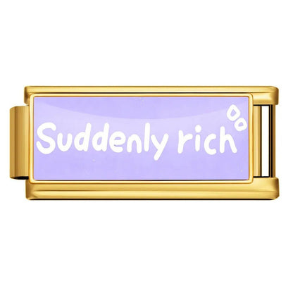 Suddenly Rich -– Italian Charm Bracelet by Charmette