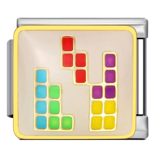 Tetris - – Italian Charm Bracelet by Charmette