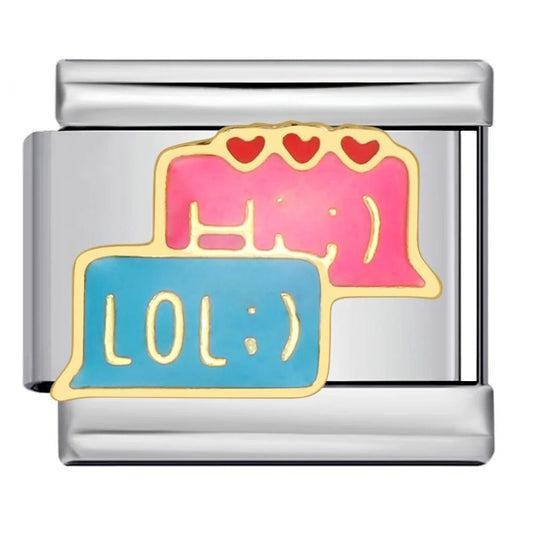 Texting - – Italian Charm Bracelet by Charmette