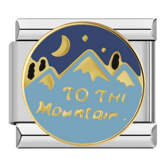 To The Mountains - – Italian Charm Bracelet by Charmette