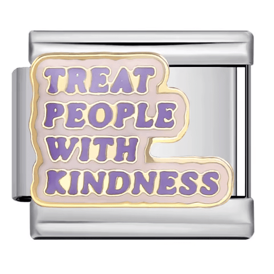 Treat People With Kindness - – Italian Charm Bracelet by Charmette