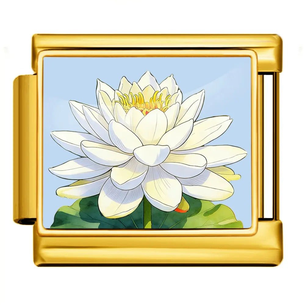 Water Lily - – Italian Charm Bracelet by Charmette