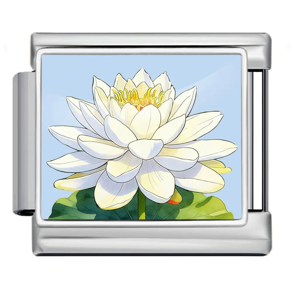Water Lily - – Italian Charm Bracelet by Charmette