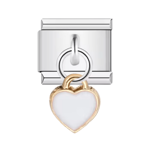 White Heart - – Italian Charm Bracelet by Charmette