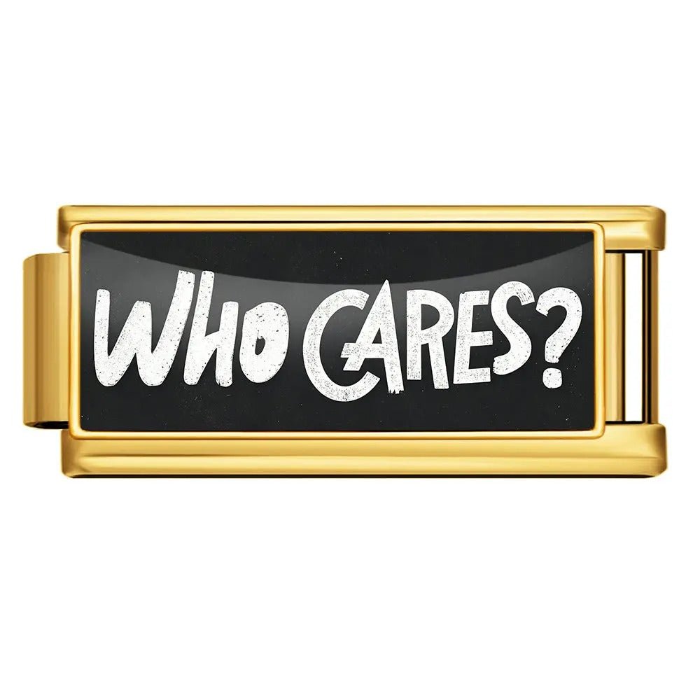 Who Cares? -– Italian Charm Bracelet by Charmette