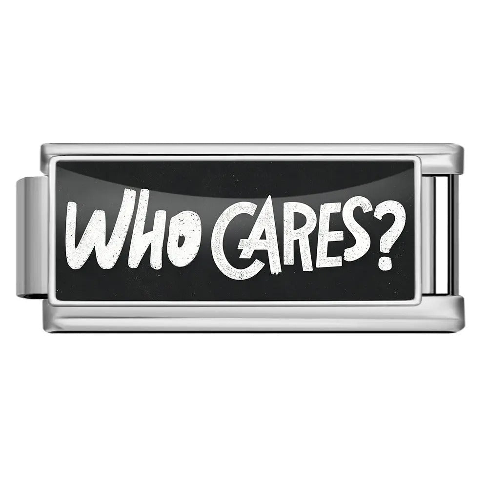 Who Cares? -– Italian Charm Bracelet by Charmette