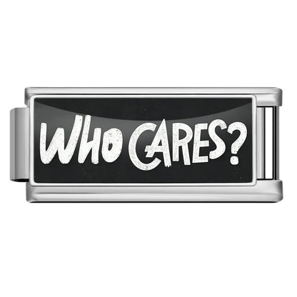 Who Cares? -– Italian Charm Bracelet by Charmette