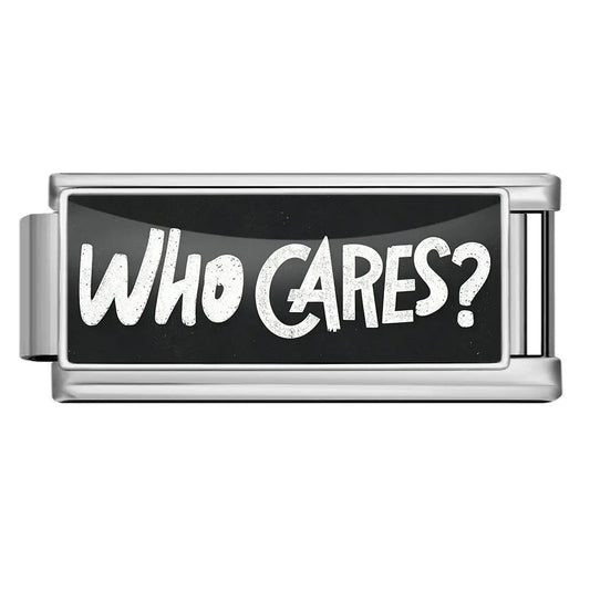 Who Cares? -– Italian Charm Bracelet by Charmette