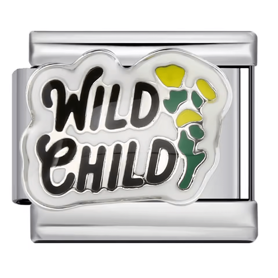 wild child Italian charm 9mm personality bracelet charm