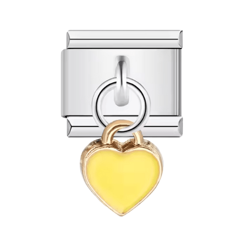 Yellow Heart - – Italian Charm Bracelet by Charmette