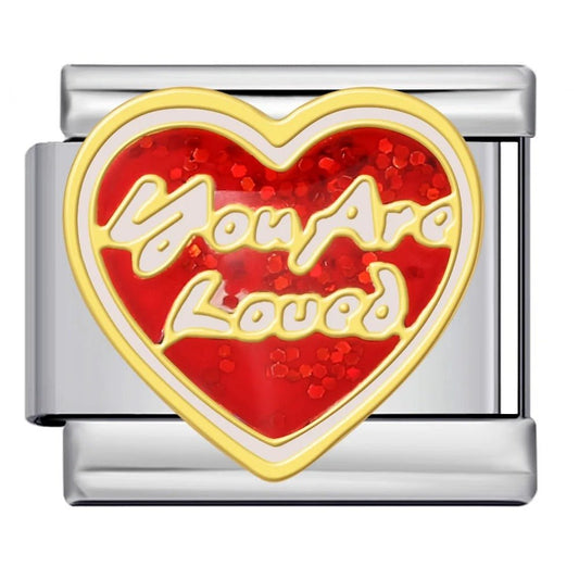 You Are Loved - – Italian Charm Bracelet by Charmette